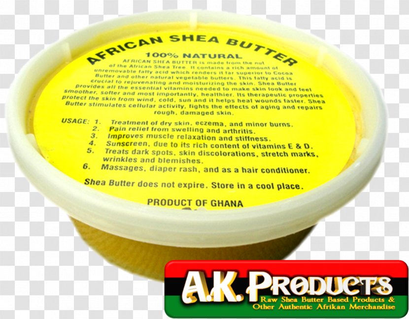 TAHA 100% Natural African Shea Butter Cosmetics Jar - Food - Nut Transparent PNG