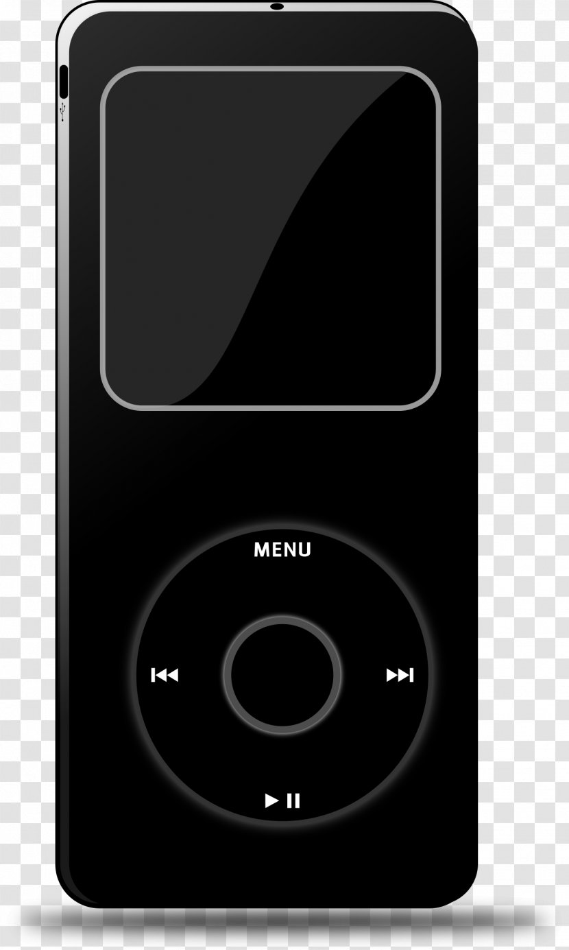 IPod Touch Shuffle Media Player Nano Clip Art - Technology - Audio Transparent PNG