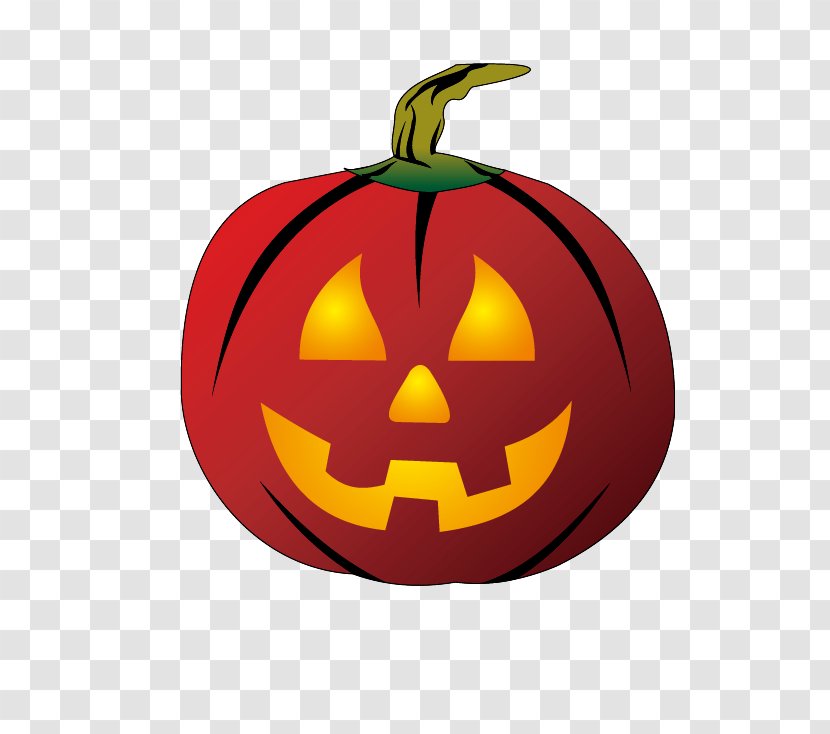 Jack-o'-lantern Pumpkin Calabaza Halloween - Vector Material Transparent PNG