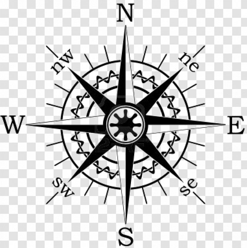 North Compass Rose - Royaltyfree Transparent PNG