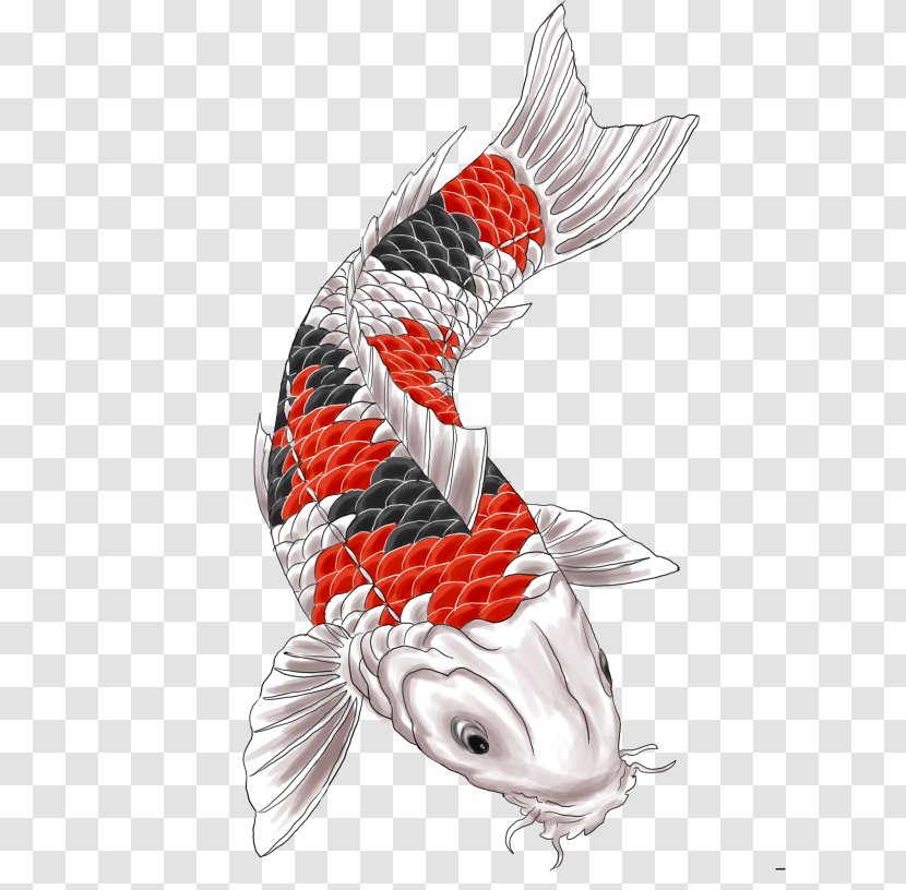 Koi Tattoo Irezumi Clip Art - Ink - Japan Transparent PNG