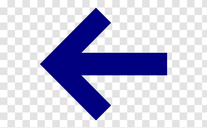 Symbol Arrow - Blue Transparent PNG