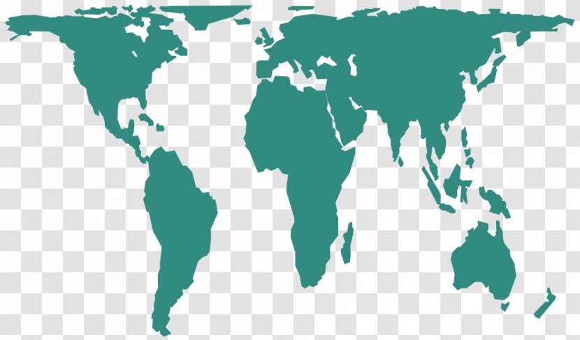 World Map Globe - Silhouette Transparent PNG