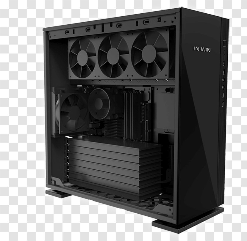 Computer Cases & Housings In Win Development System Cooling Parts MicroATX - Hardware - Tower Transparent PNG