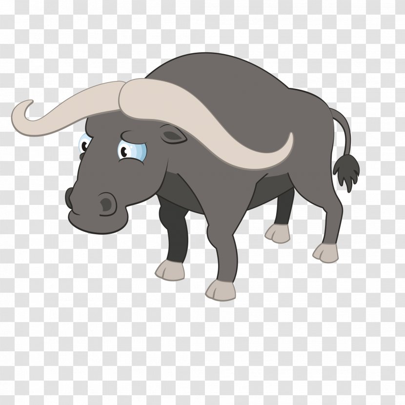 Image Cartoon Vector Graphics Illustration Stock Photography - Cattle Like Mammal - Animal Names Transparent PNG