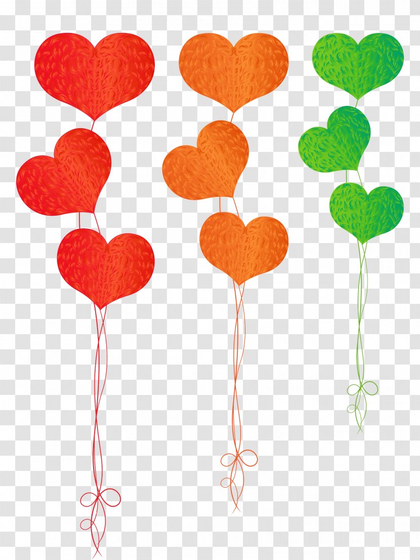 Drawing Toy Balloon Heart Illustration - Royaltyfree - Color Transparent PNG