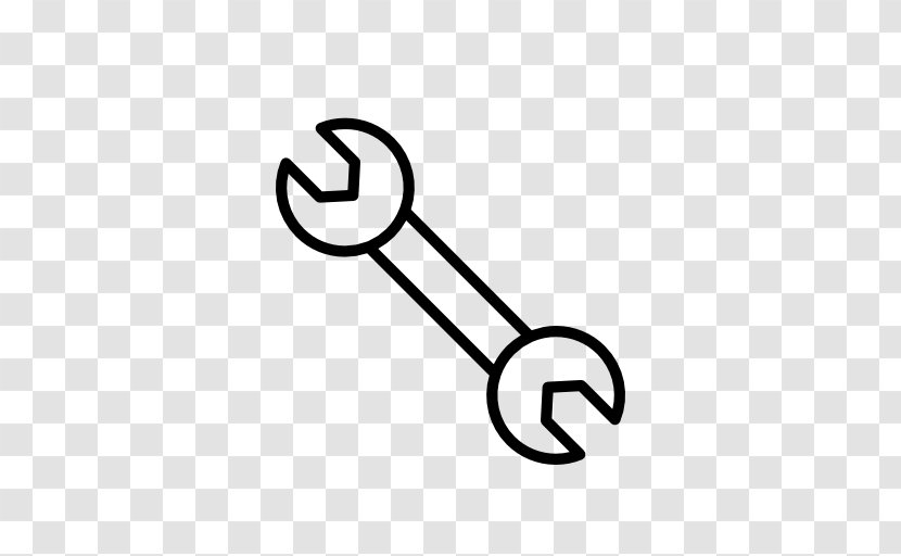 Hand Tool Spanners Clip Art - Line - Spanner Transparent PNG