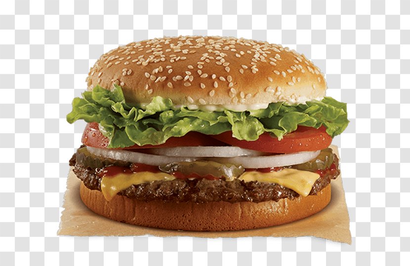 Whopper Cheeseburger Hamburger McDonald's Big Mac Buffalo Burger - King Transparent PNG