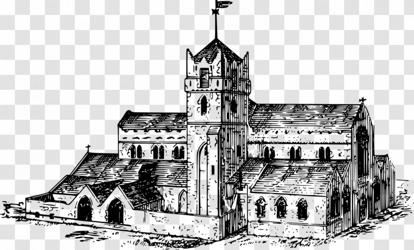 Waterford Drawing Cathedral Architecture - Facade Transparent PNG