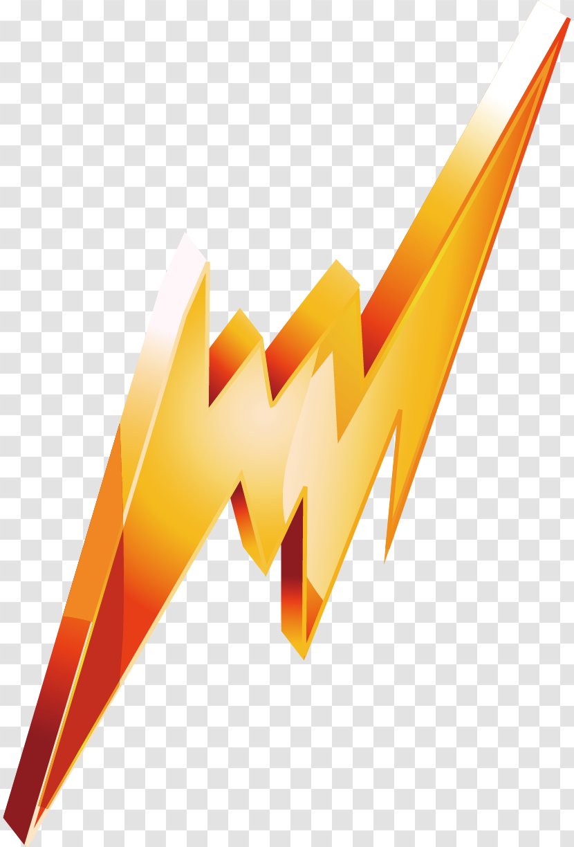 Yellow Lightning Strike - FIG Material Transparent PNG