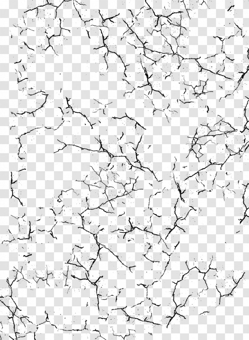 Texture Mapping - Black - Crack Transparent PNG