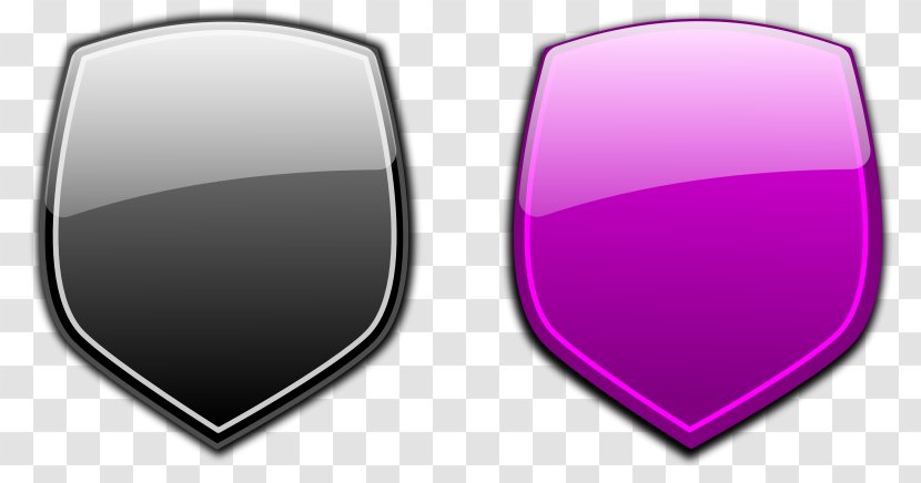 Clip Art - Violet - Shield Clipart Transparent PNG