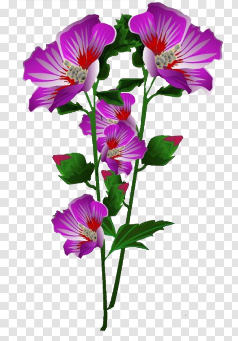 Cut Flowers Drawing Floral Design Flower Bouquet - Plant Transparent PNG