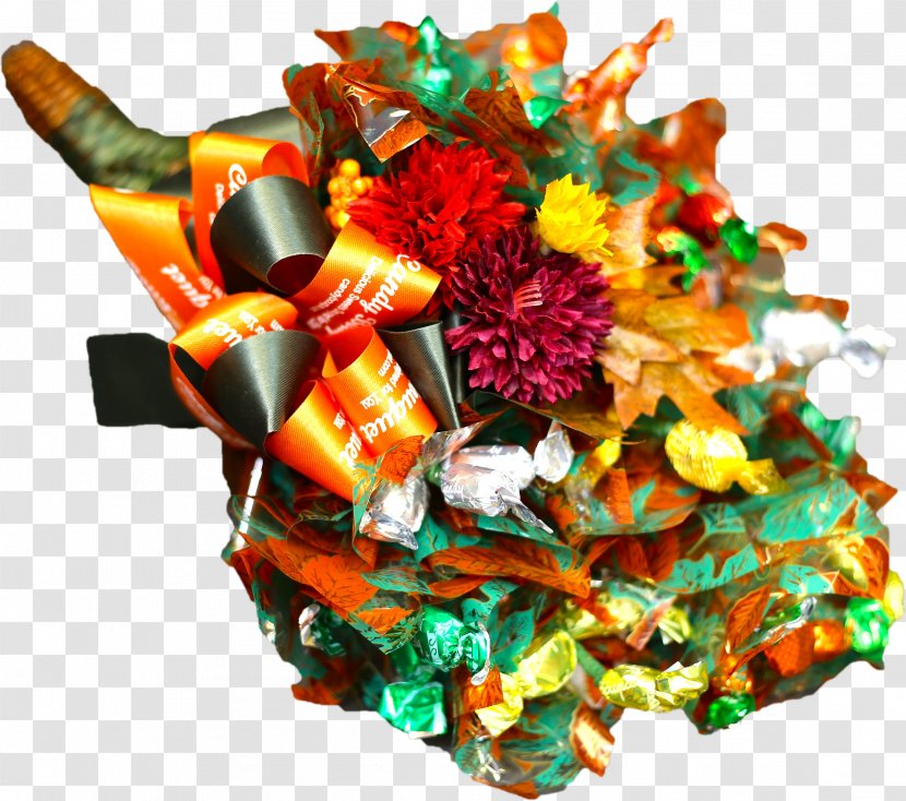 Flower Bouquet Cut Flowers Wish Birthday - Thanksgiving Transparent PNG
