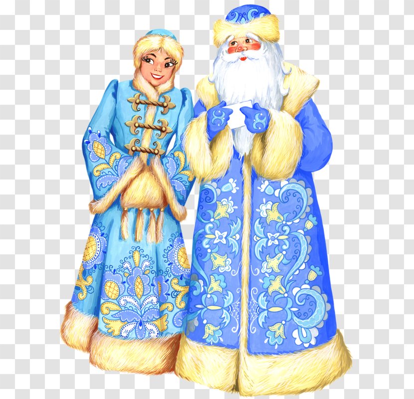Snegurochka Ded Moroz New Year Grandfather Clip Art - Dame Tu Cosita Transparent PNG