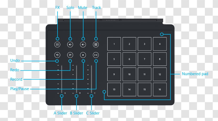 Numeric Keypads Laptop Electronics Touchpad Electronic Musical Instruments - Part - Hanging Demo Board Transparent PNG