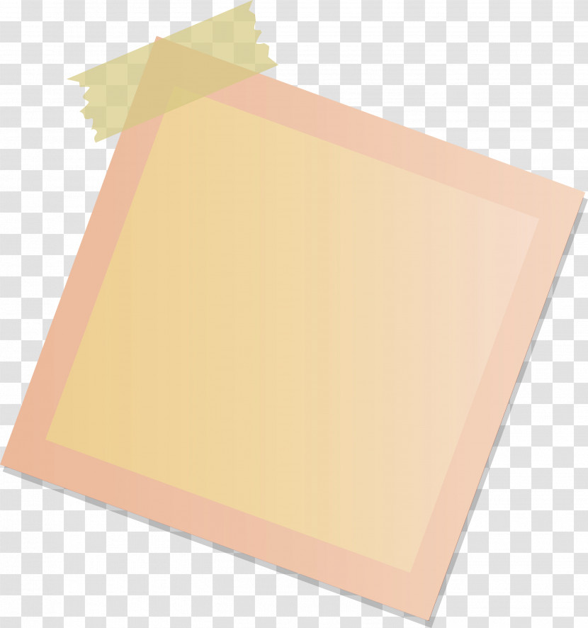 Angle Line Paper Yellow Transparent PNG