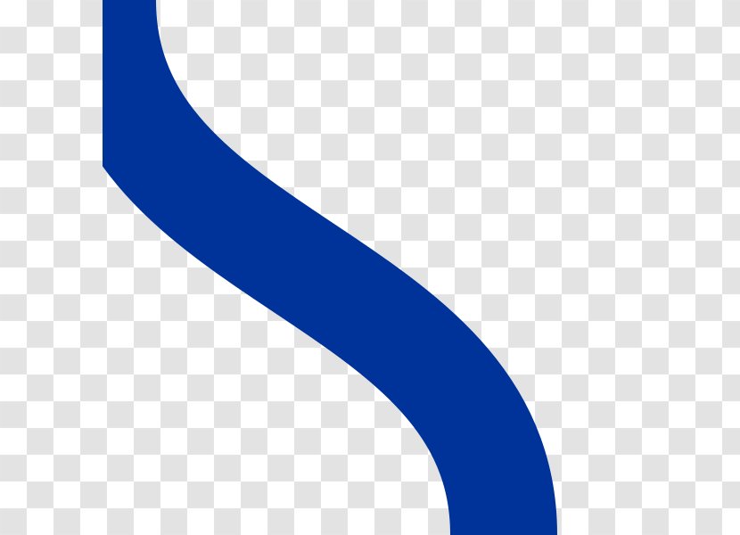 Line Brand Angle - Blue Transparent PNG