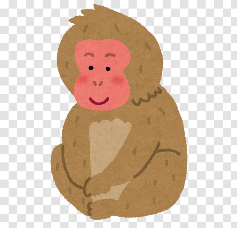 Monkey Japanese Macaque Dōbutsu Uranai Neanderthal Lion - Mammal Transparent PNG