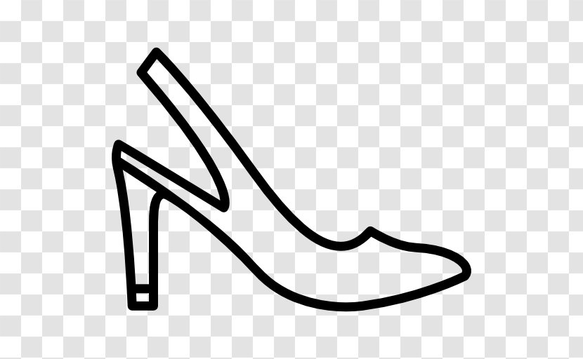 White High-heeled Shoe Clip Art - Design Transparent PNG