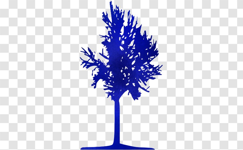 Cobalt Blue Tree Electric Leaf Plant - Branch Transparent PNG