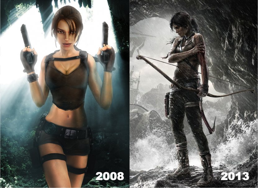 Tomb Raider: Underworld Anniversary Legend Rise Of The Raider - Silhouette - Lara Croft Transparent PNG