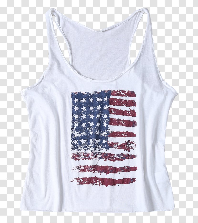 Top Clothing Sleeveless Shirt United States Fashion - Vest Transparent PNG