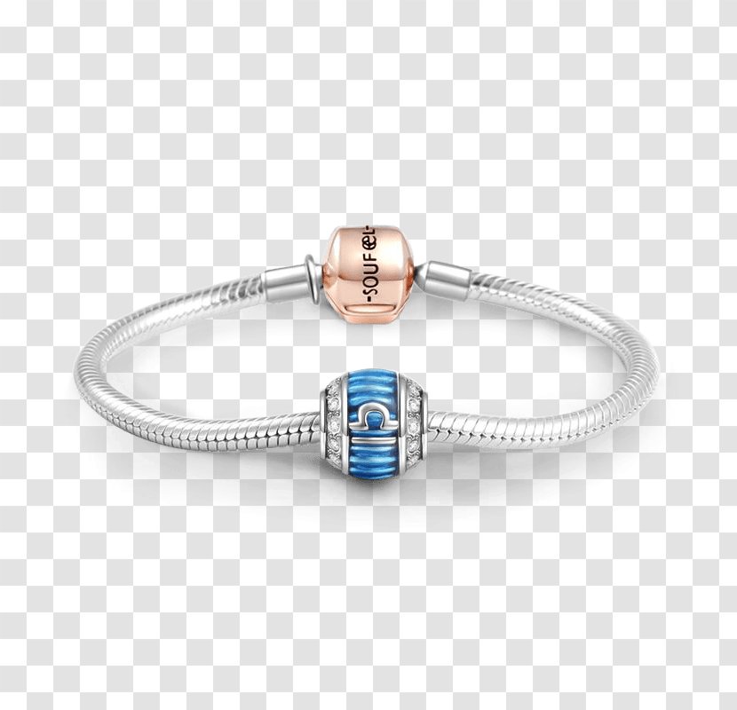 Charm Bracelet Pandora Bangle Silver - Metal - Hanging Beads Transparent PNG