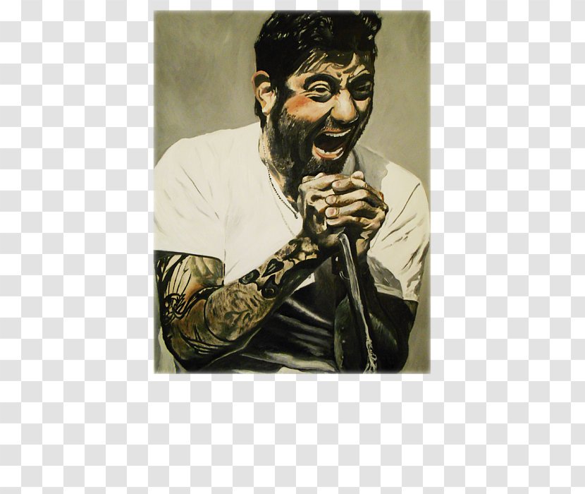 Chino Moreno Work Of Art Painting Fine - Moustache Transparent PNG
