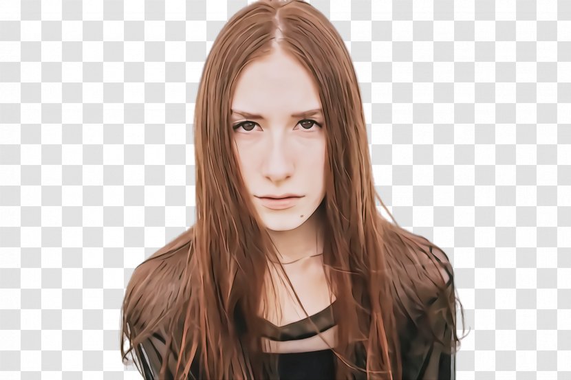 Hair Face Hairstyle Blond Long - Head Coloring Transparent PNG