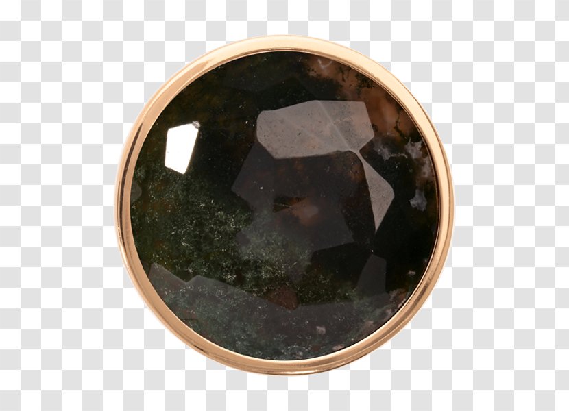 Gemstone Moss Agate Gold Coin Transparent PNG