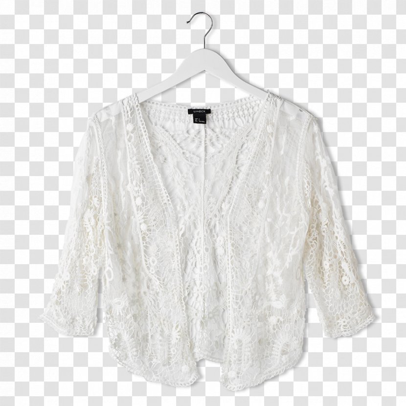 Cardigan Clothing Alinoma Sleeve Blouse - White Transparent PNG