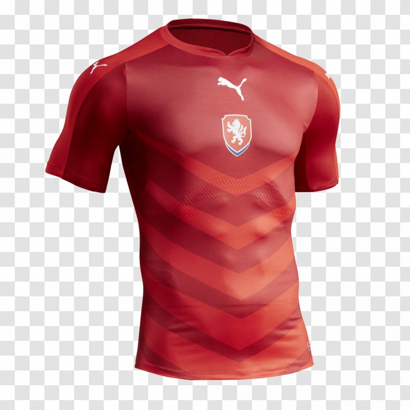 Czech Republic National Football Team Jersey UEFA Euro 2016 2018 World Cup T-shirt Transparent PNG