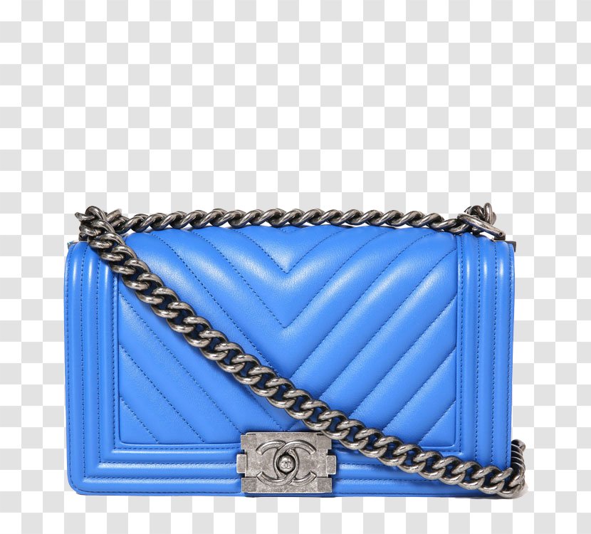 Chanel Handbag Blue Perfume Fashion - Gratis - CHANEL Chain Shoulder Bag Crude Transparent PNG