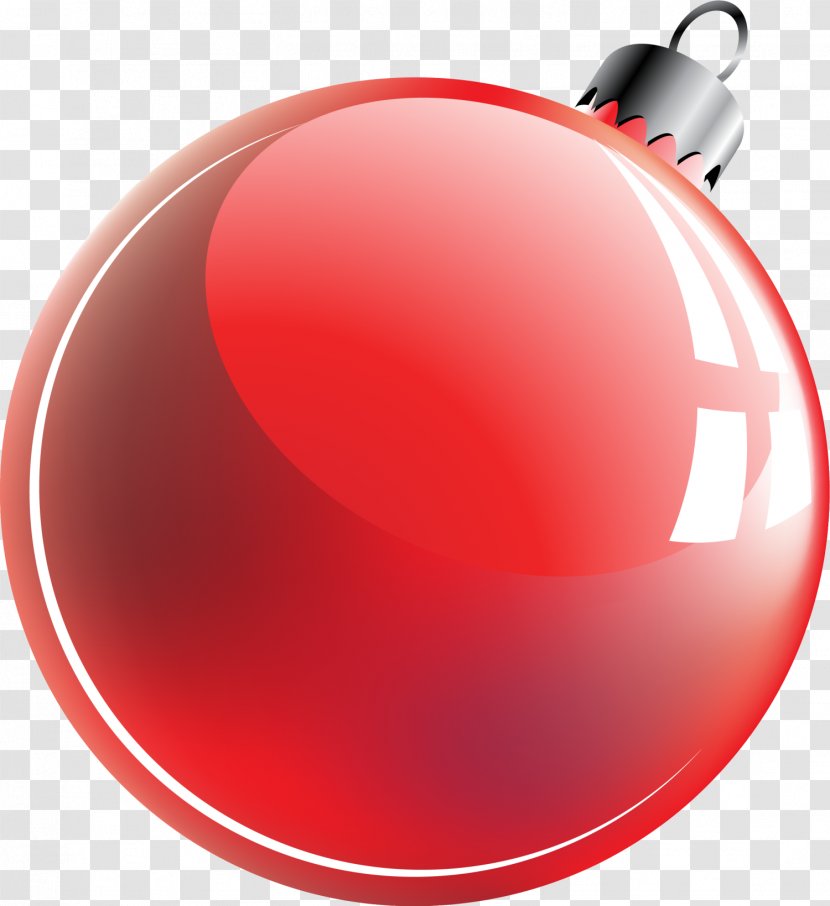 Red Cartoon Animation Ornament - Ball Transparent PNG