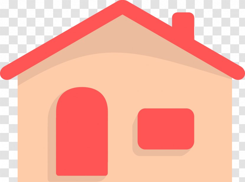 House Clip Art - Red - Icon Transparent PNG