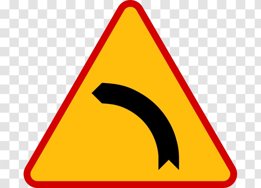 Warning Sign Traffic Bourbaki Dangerous Bend Symbol Mandatory - Intersection - Two! Clipart Transparent PNG