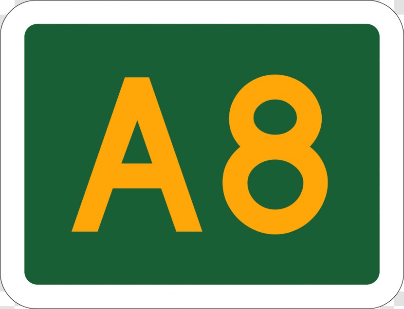 Great Britain Road Numbering Scheme Highways In Australia Route Number Highway Shield Controlled-access - Signage Transparent PNG