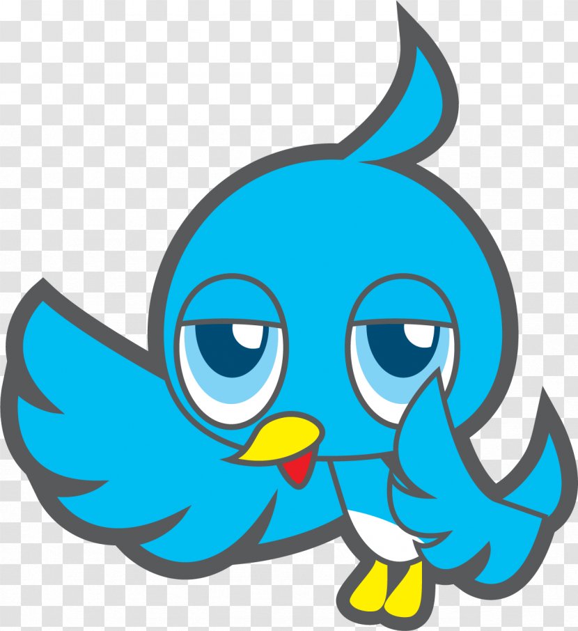 Tweety Bird Cartoon Clip Art - Beak - Lovely Blue Transparent PNG