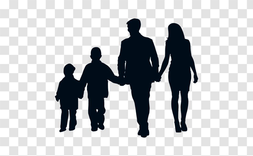 Family Silhouette Clip Art - Human Behavior Transparent PNG