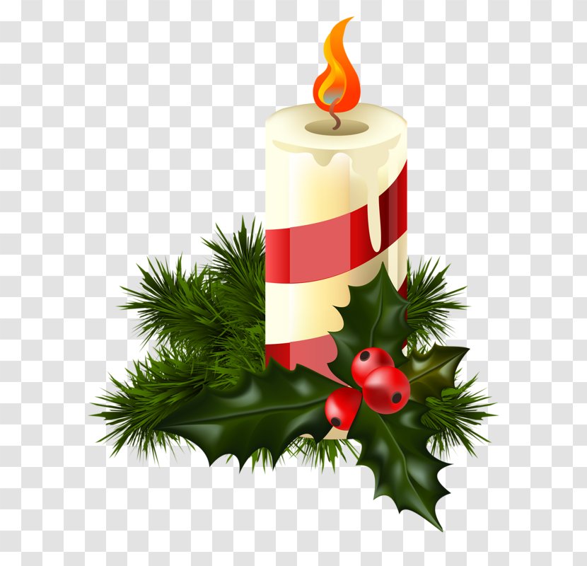 Christmas Jingle Bell Clip Art - Candle Decoration Transparent PNG