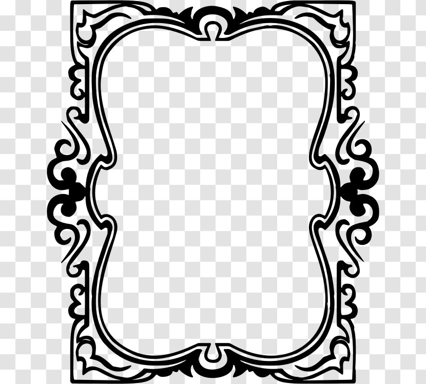 Picture Frames Ornament Decorative Arts Clip Art - Flower - Drawn Transparent PNG