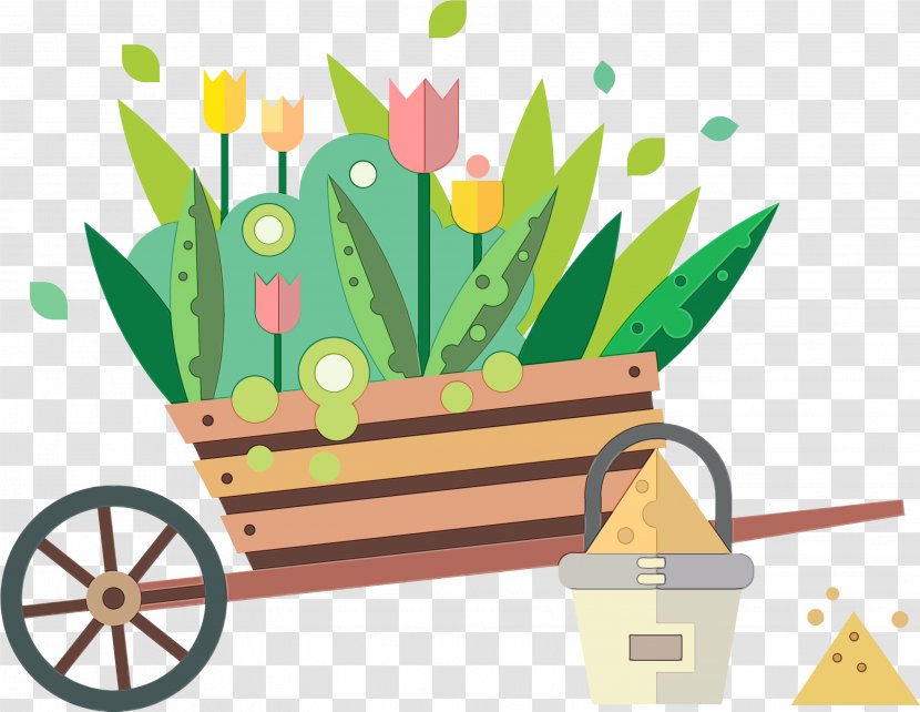 Watercolor Flower Background - Shrub - Vehicle Houseplant Transparent PNG