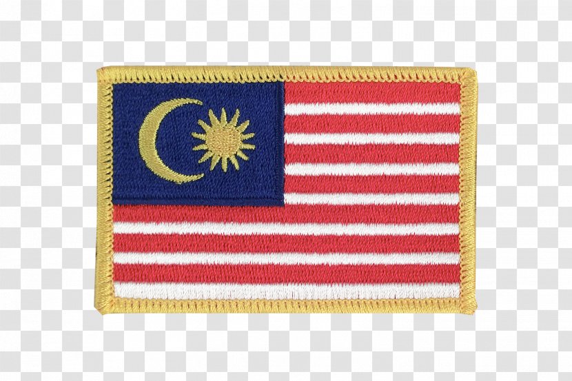 Flag Of Malaysia Patch Embroidered - De - Flags And Badges Transparent PNG