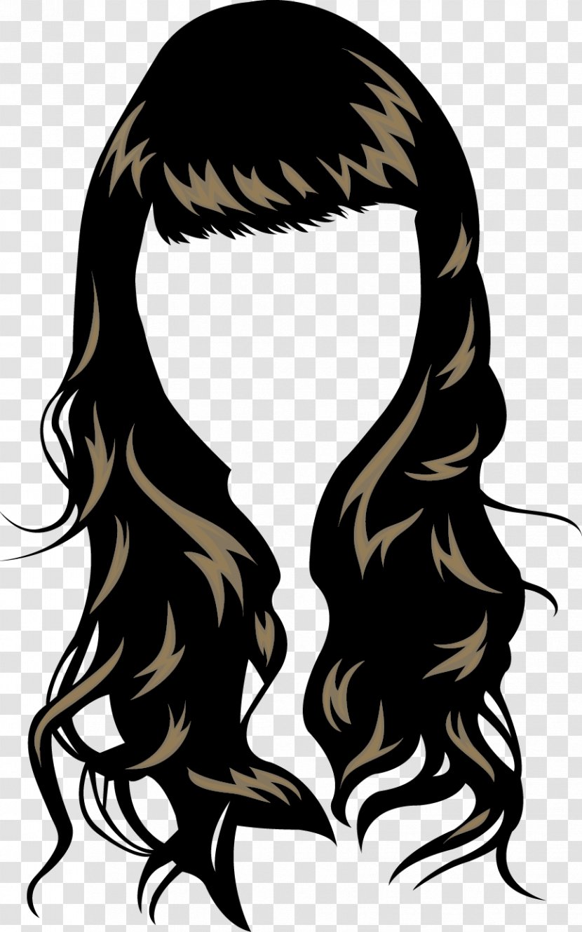 Hairstyle - Long Hair - Vector Ms. Transparent PNG