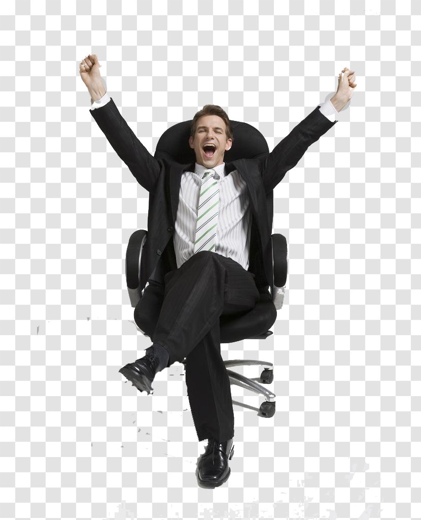 Office Chair Computer File - Furniture - Business Man Transparent PNG