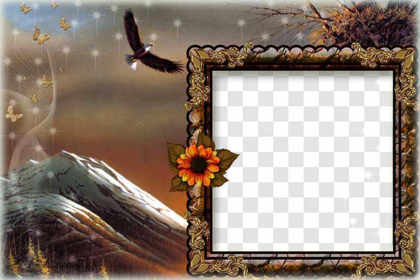 Picture Frames Desktop Wallpaper Autumn - Twig - Photo Frame Transparent PNG