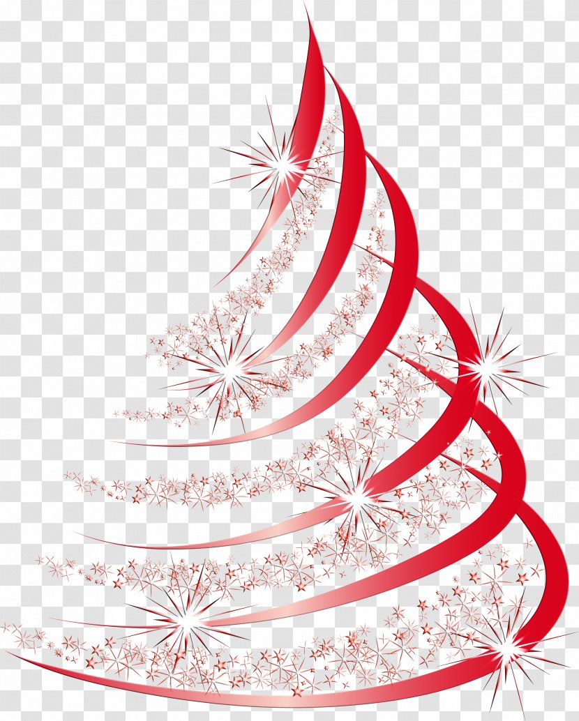 Christmas Tree Fir Santa Claus Transparent PNG