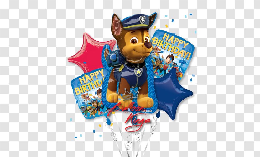 Mylar Balloon PAW Patrol: Chase To The Rescue Dog - Toy Transparent PNG