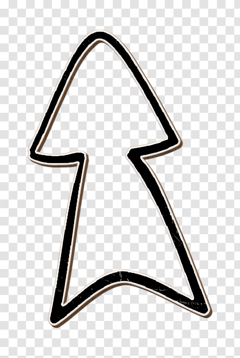 Hand Drawn Arrows Icon Up Arrow Icon Trajectory Icon Transparent PNG